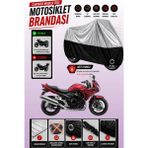 Cemku Twin Üst Gri - Alt Siyah Suzuki Gsf 600 Bandit S Uyumlu Motor Brandası, Arka Çanta Uyumsuz - Gri - Siyah