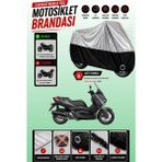 Cemku Twin Üst Gri - Alt Siyah Yamaha X-Max 125 Iron Max Abs Uyumlu Motor Brandası, Arka Çanta Uyumsuz - Gri - Siyah
