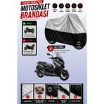 Cemku Twin Üst Gri - Alt Siyah Yamaha X-Max 250 Abs Uyumlu Motor Brandası, Arka Çanta Uyumsuz - Gri - Siyah