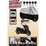 Cemku Twin Üst Gri - Alt Siyah Yamaha X-Max 250 Iron Max Abs Uyumlu Motor Brandası, Arka Çanta Uyumsuz - Gri - Siyah