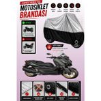 Cemku Twin Üst Gri - Alt Siyah Yamaha X-Max 250 Tech Max Uyumlu Motor Brandası, Arka Çanta Uyumsuz - Gri - Siyah