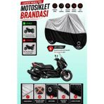 Cemku Twin Üst Gri - Alt Siyah Yamaha X-Max 400 Iron Max Uyumlu Motor Brandası, Arka Çanta Uyumsuz - Gri - Siyah