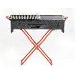 Cemre C-17 Portatif Ayaklı Yağdanlıklı Mangal 28*80Cm