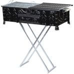 Cemre Mangal C85 Köfteci 33X80 Yağdanlıklı Portatif Ayaklı C-85
