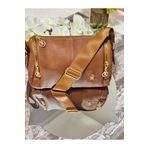 CemreBoutique STAR * Taba Rengi 3 Bölmeli Yumuşak Deri Ayarlanabilir Kol Çantası