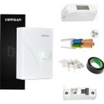 Cemsan C7 Elektrikli Şofben + 5mt Kablo Dahil Takım Montaja Hazır Set