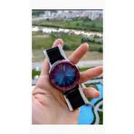ÇENÇEN Unisex Rainbow Kol Saat Bay & Bayan Çelik Renkli Ekran Mıknatıslı Hasır Kordon Kol Saati