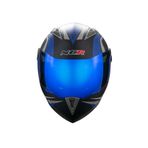Çene Açılır Mavi Vizörlü Motosiklet Kaskı Mat Mavi Ece Belgeli (M)