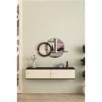Ceneyra DA1299AT - Aplos Dresuar, Antre Hol Rafı, Ayaksız Tv Sehpası 120CM Antrasit-Traverten - Antrasit - Naturel