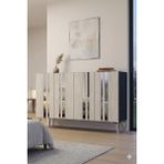 Ceneyra KA1230ATS Mia Konsol ve Tv Sehpası Antrasit-Traverten-Silver 120CM