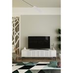 CENEYRA TSA1203B - CORSA TV STAND, TV SEHPASI BEYAZ 120CM