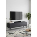 Ceneyra TSA1299A - Aplos Tv Stand, Tv Sehpası, Tv Ünitesi 120CM Antrasit