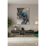 CENEYRA TSA1503AG - TUNATV150 TV STAND, TV SEHPASI ANTRASİT-GOLD 150CM