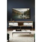 CENEYRA TSA1503DBS - TUNATV150 TV STAND, TV SEHPASI SAFİRMEŞE-BEYAZ-SILVER 150CM