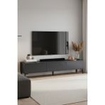 CENEYRA TSA1899A - APLOS TSA180 TV STAND, TV SEHPASI ve TV ÜNİTESİ ANTRASİT 180CM