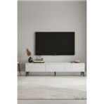Ceneyra TSA1899B - Aplos TSA180 Tv Stand, Tv Sehpası ve Tv Ünitesi 180CM Beyaz