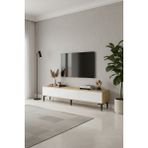 Ceneyra TSA1899DB - Aplos TSA180 Tv Stand, Tv Sehpası ve Tv Ünitesi 180CM Safirmeşe-Beyaz - Safirmeşe - Beyaz