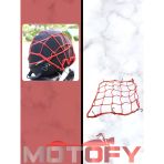 Çengelli Kask Filesi Kırmızı