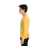 Cengiz İnler Bisiklet Yaka Kare Desen Yünlü Erkek Triko Kazak