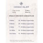Cengiz İnler Desenli Merserize Polo Yaka Erkek Triko T-shirt GRİ XL
