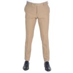 Cengiz İnler Düz Kumaş Erkek Slim Fit Pantolon BEJ 56