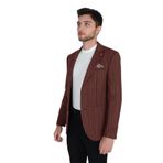 Cengiz İnler Erkek Ceket Çizgili BORDO 50