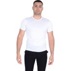 Cengiz İnler Erkek O Yaka Floş T-Shirt - Beyaz