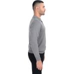 Cengiz İnler Erkek Polo Yaka Basic Triko Kazak ANTRASİT XS