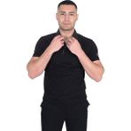Cengiz İnler Erkek Polo Yaka T-SHIRT SİYAH M