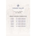Cengiz İnler Fermuarlı Yan Cep Düz Pamuk Slim Fit Erkek Pantolon