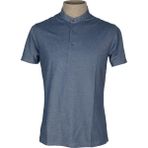 Cengiz Inler Hakim Yaka Erkek T-Shirt - XL - Lacivert Melanj