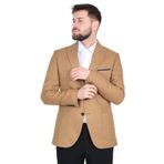 Cengiz Inler Italyan Hasir Desen Slim Fit Erkek Ceket