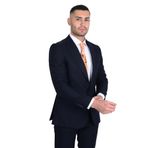 Cengiz İnler Kırlangıç Yaka Lycra Slim Fit Spor Erkek Ceket LACİVERT 48