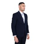 Cengiz İnler Kırlangıç Yaka Lycra Slim Fit Spor Erkek Ceket LACİVERT 50