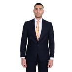 Cengiz Inler Kirlangic Yaka Lycra Slim Fit Spor Erkek Ceket