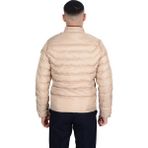 Cengiz Inler Lastikli Erkek Mont - 2XL - Bej