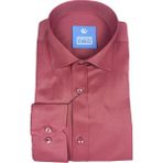 Cengiz İnler Standart Yaka Düz Slim Fit Erkek Pamuk Gömlek - Bordo