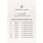Cengiz İnler Yaka Kürklü Kruvaze Kaşmir Yün Erkek Kaşe Kaban - 52 - Açık Gri