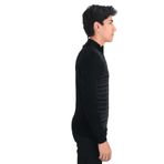 Cengiz Inler Yarim Balikci Yaka Cizgili Yunlu Erkek Triko Kazak