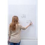 Cengo 100x120 cm Kareli Statik Akıllı Kağıt Tahta - Doldurulabilir Silgili Tahta Kalemi Hediye