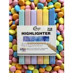 Cengo 6 lı Kare Tip Highlighter Fosforlu Kalem CANDY SERİSİ