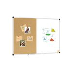 Cengo 60x90 Cm Çift Fonksiyonlu Aluminyum Çerçeve Yazı Tahtası