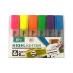 Cengo 6Lı Fosforlu Kalem Neon Renkler Cgo124