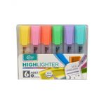 Cengo 6’lı Fosforlu Kalem Pastel Renkler Cgo-122