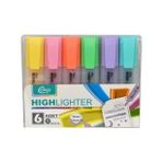 Cengo 6Lı Fosforlu Kalem Pastel Renkler Cgo122