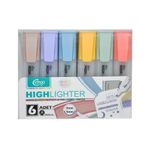 Cengo 6lı Fosforlu Kalem Retro Renkler CGO803