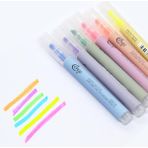 Cengo 6'lı Fosforlu Kalem Seti – Karışık Pastel Renkler, İnce Uç ve Ergonomik Kullanım Rahatlığı