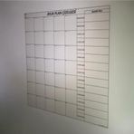 Cengo Aylık Planlayıcı Takvim Çizelgesi 100x110 Cm Kağıt Tahta + Doldurulabilir Tahta Kalemi Hediyeli