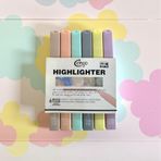 Cengo Kare Tip 6 lı Highlighter Fosforlu Kalem MORANDİ SERİSİ