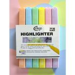 Cengo Kare Tip 6 lı Highlighter Fosforlu Kalem PASTEL SERİSİ